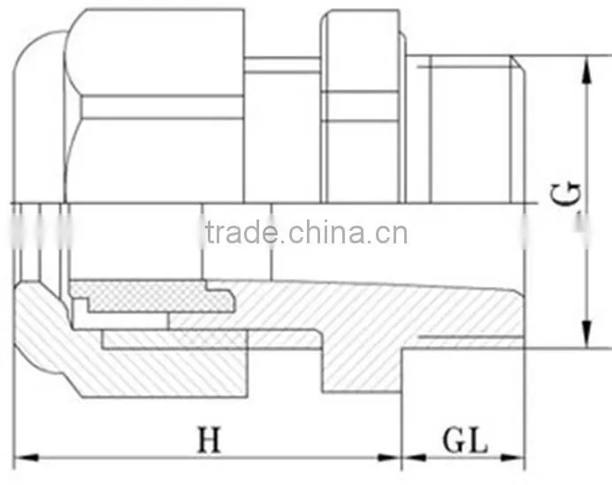 Waterproof PG Size Nylon Plastic PP Cable Gland For Wires Connector IP68 PG7/PG9/PG11/PG13.5/PG16/PG19-PG48