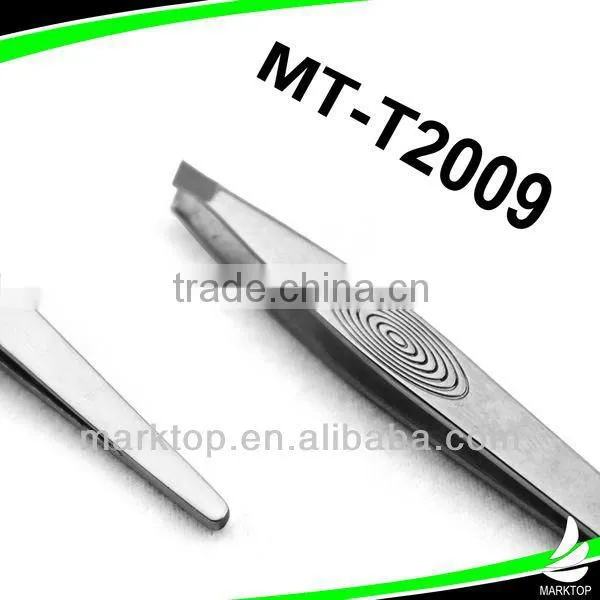 Black patten stainless steel hollow tweezers