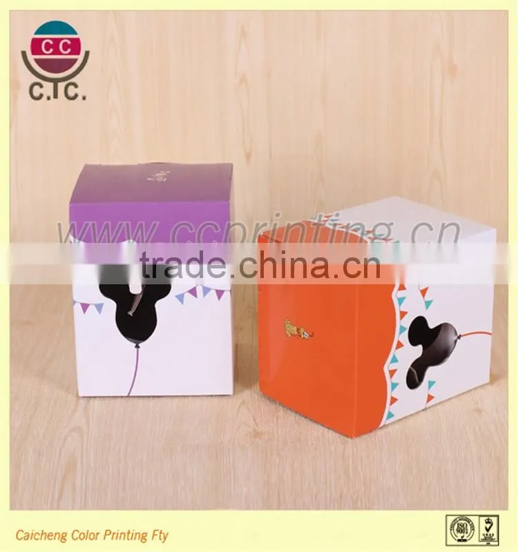 Corrugated Color Paper Box for Toy with Window