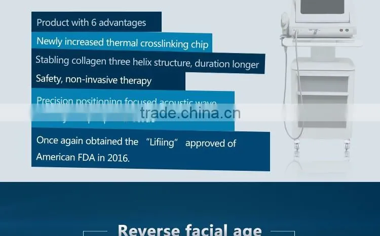 2016Fashion smartsonic hifu ultrasound for skin lifting