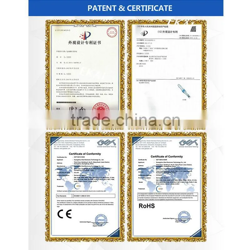 2016 blue wireless derma pen Dr pen microneedle dermapen rechargeable Dr pen