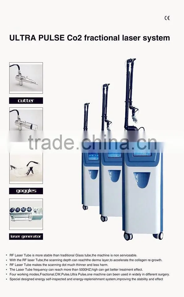 Sugical Laser 30W medical CO2 laser fractional scanner/ rejuvenecimiento facial laser vagina laser