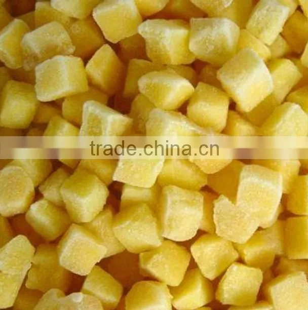 High quality frozen peach cube price