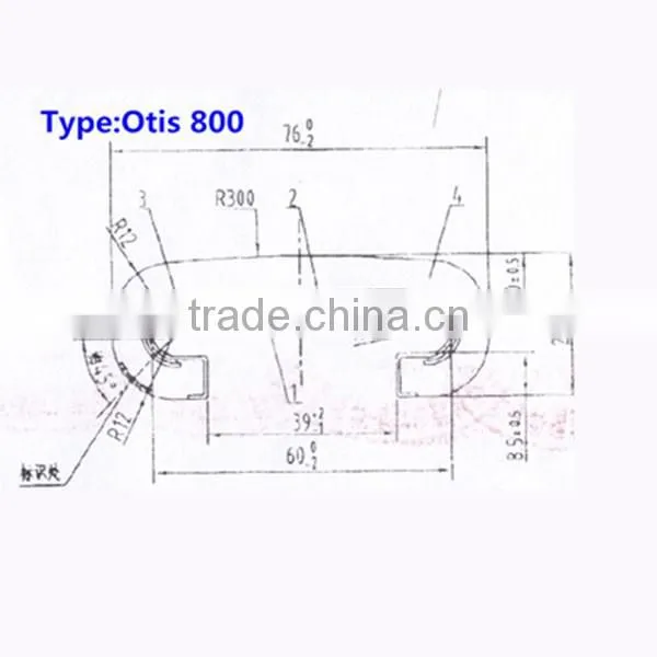 Factory direct supply escalator handrail belts 800 for sale
