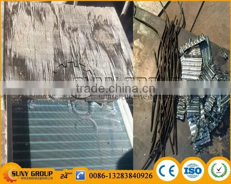 Gold supplier!!!scrap waste Radiator tube peeling machine with factory price