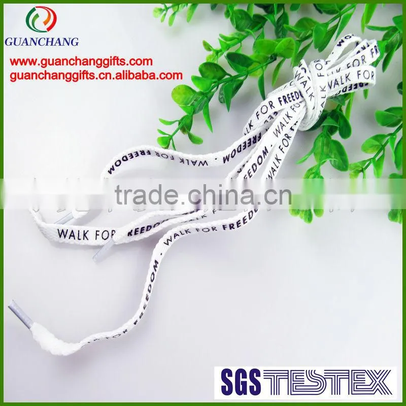 OEM custom waxed round shoelaces