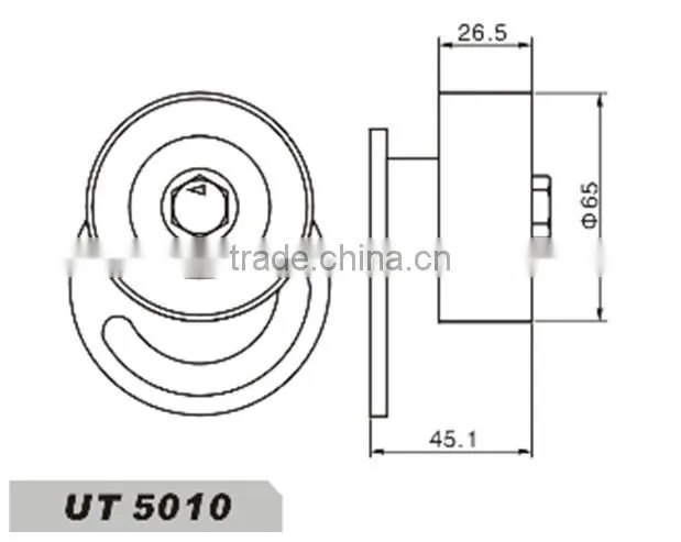 UT5010 Auto-Tensioner Bearing for FIAT IVECO Engine Parts Tensioner Pulley Belt Drive from China Supplier