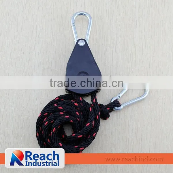 1/4" Metal Pulley Rope Ratchet Hangers