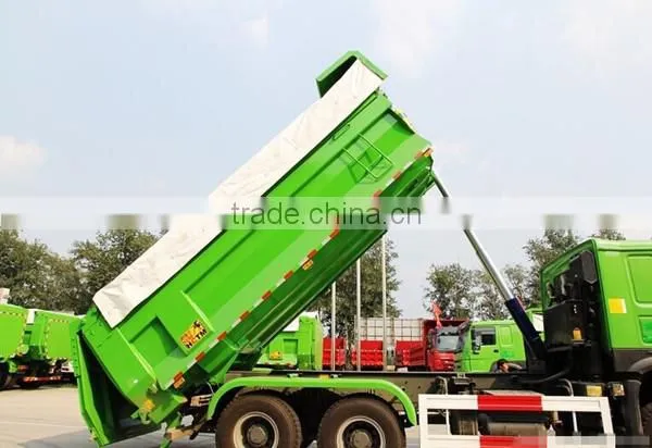 340HP 13 ton 14 Cubic 6x4 U Dump Truck Tipper for Refuse Soil