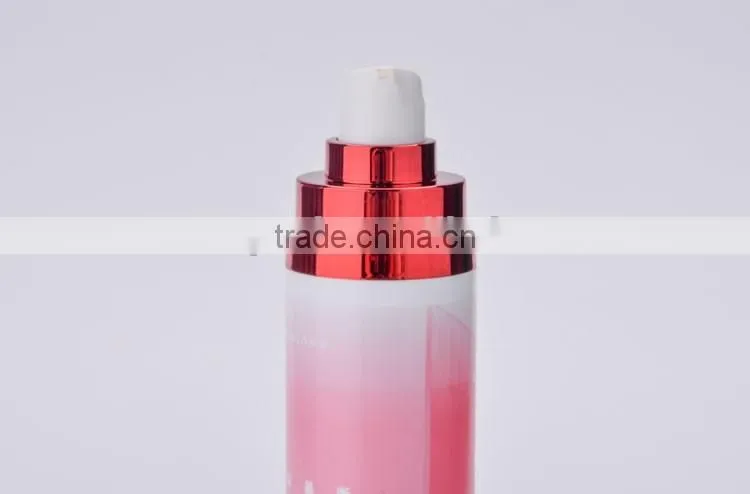 High quality 30ml PP clear Cosmetic lotion airless Bottle