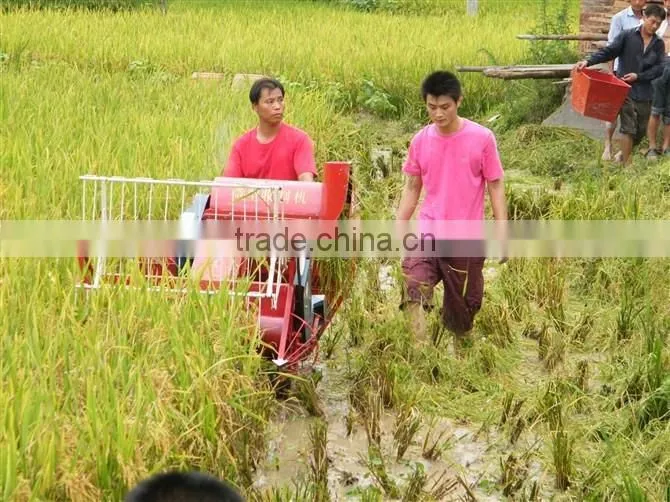 New small mini rice wheat combine harvester
