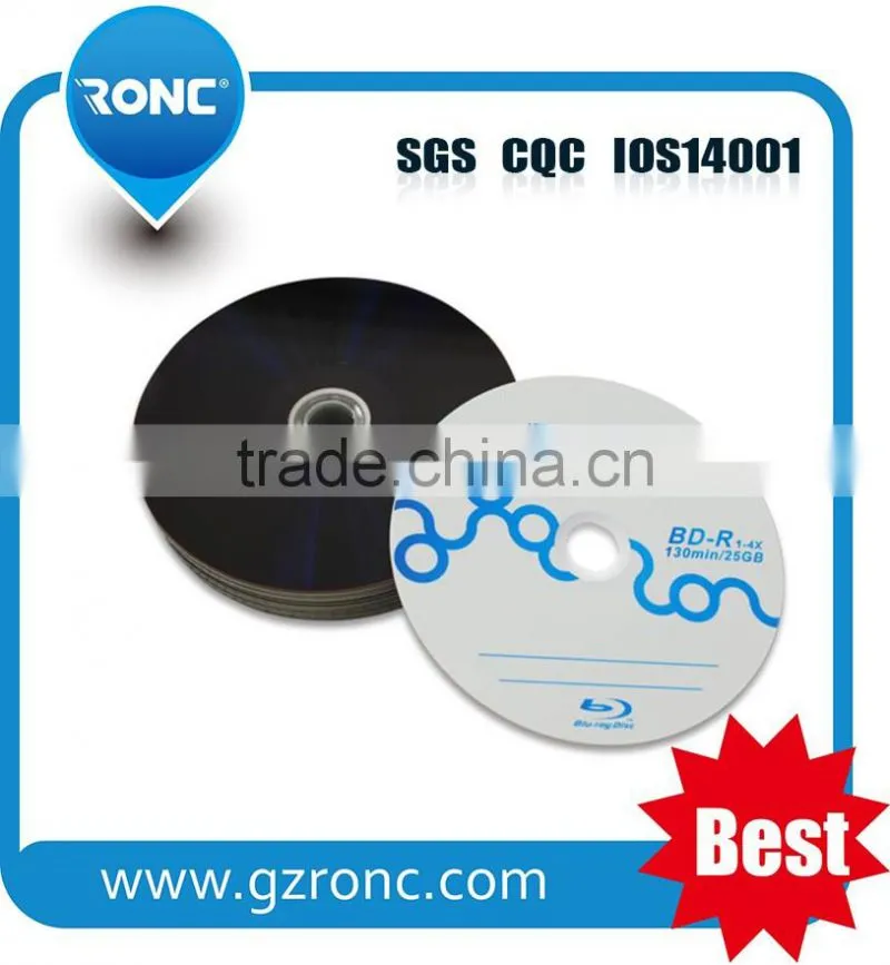 50PCS Cake Box Inkjet Prinatble Blu Ray Disc 25GB 130min 1-4X