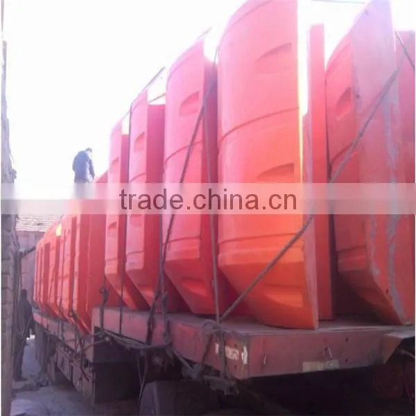 HDPE Pipe Floats with Dredging Pipeline for Sand & Slurry Delivery
