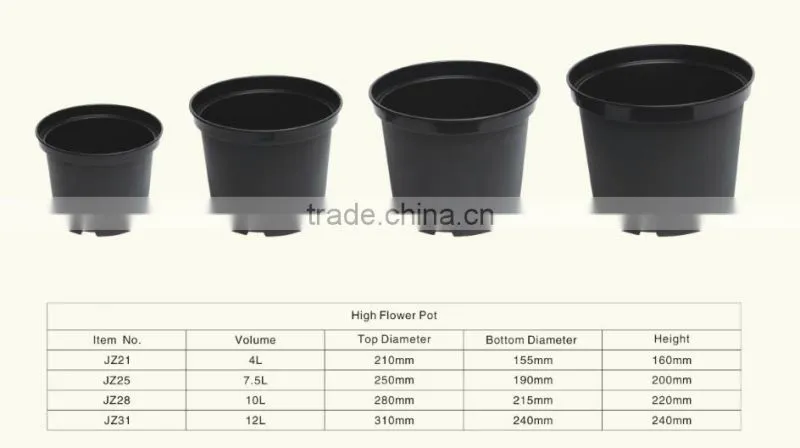 1 gallon 4L nursery flower pot