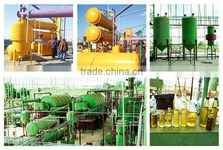 10T Waste Engine Oil Used Oil Distillation Recycle Machine To Diesel/Fuel Oil