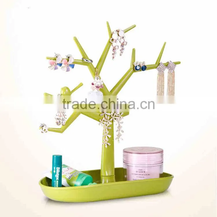 Multifunctional Tree-shape plastic Jewelry Accessories stand display