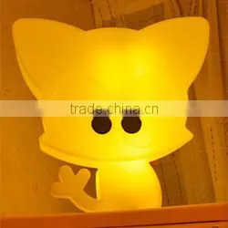 remote control color changing naughty Kitty table lamp
