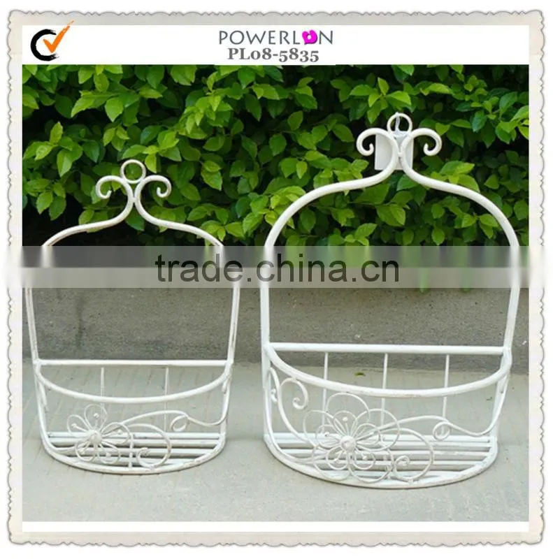 Metal vertical wall garden planter wall hanging planters