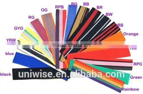 colourful luggage belt with lock buckle
