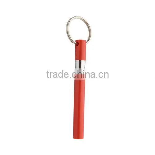 Colorful promotional mini pen plastic ball pen with metal ring