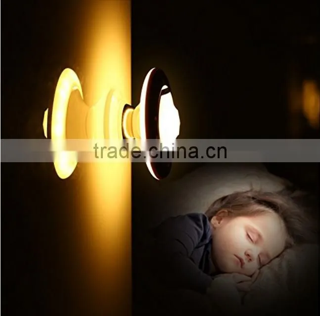 Cool Creative Rotating UFO Night Light, USB LED Motion Sensor Decorative Room Floor Night