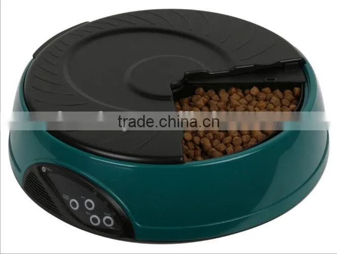 Hot-selling European Fashion Style 4 Meals Automatic Pet Feeder, Battery-Powered Automatic Pet Feeder With Large Seperate Trays