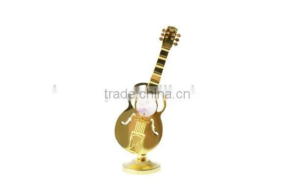 Gold Plated Crystal Guitar with crystals from swarovski