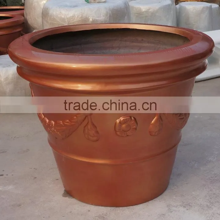 Large round pot vase