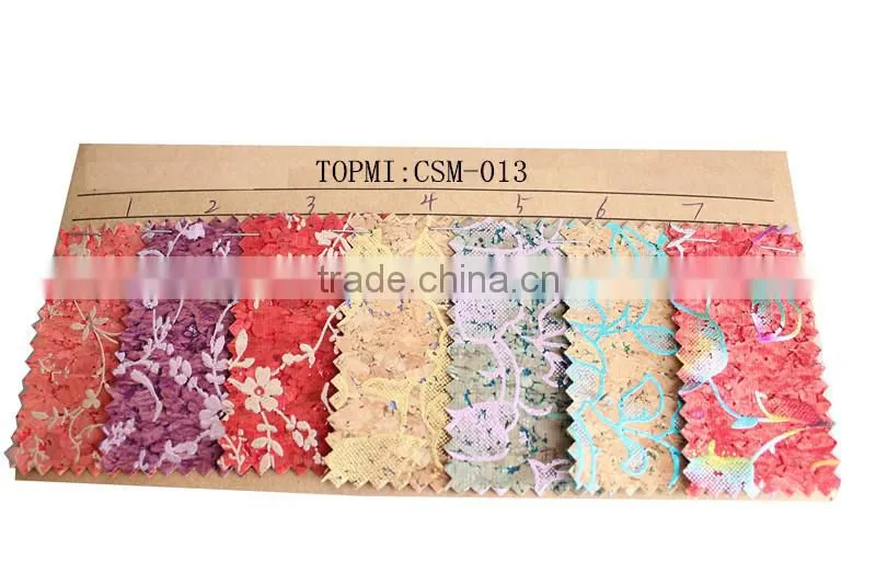 popular cork leather raw material for shoe heel