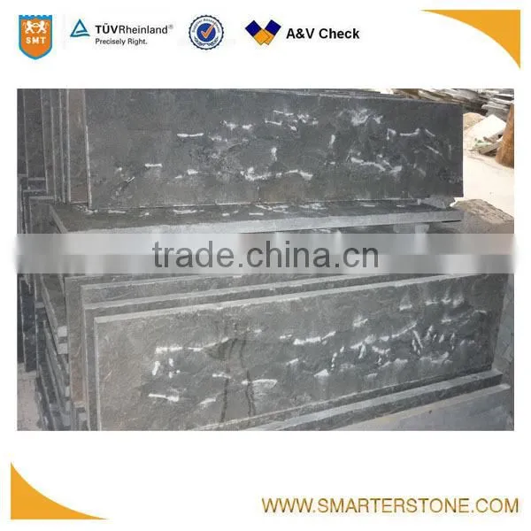 Absolute black china countertops polished with long edge square angle