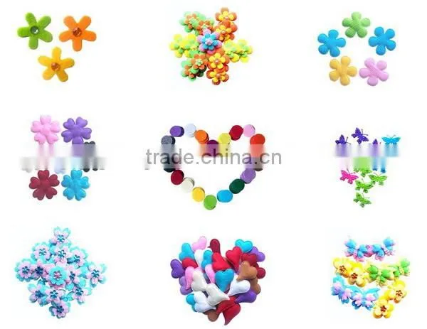 hot sale eco friendly new products promotional gift cute felt scrapbooking fabric joy circle hanger with word on alibaba express