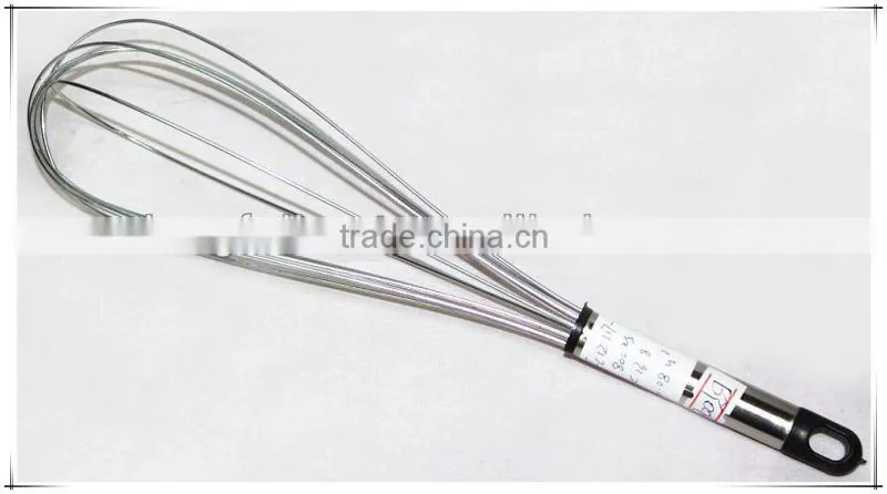 100% food grade material 10'' stainless steel spiral egg beater / egg whisk