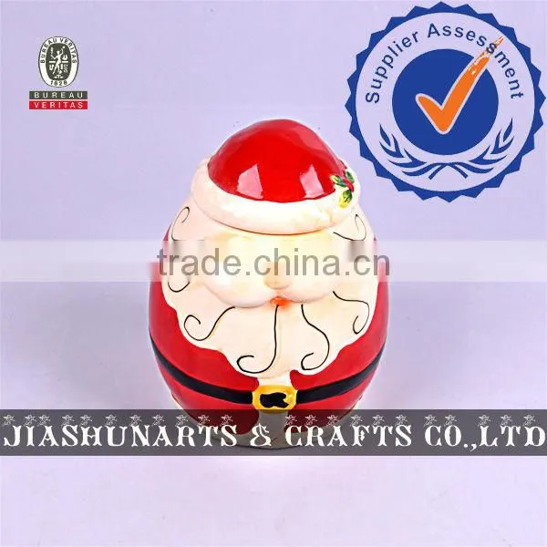 Santa Claus Ceramic Decorative Storage Boxes