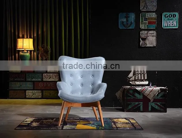 YYA039 Nordic wood armchair meeting chair leisure chair/Nordic furniture/simple Japanese style oak solid wood dining chair