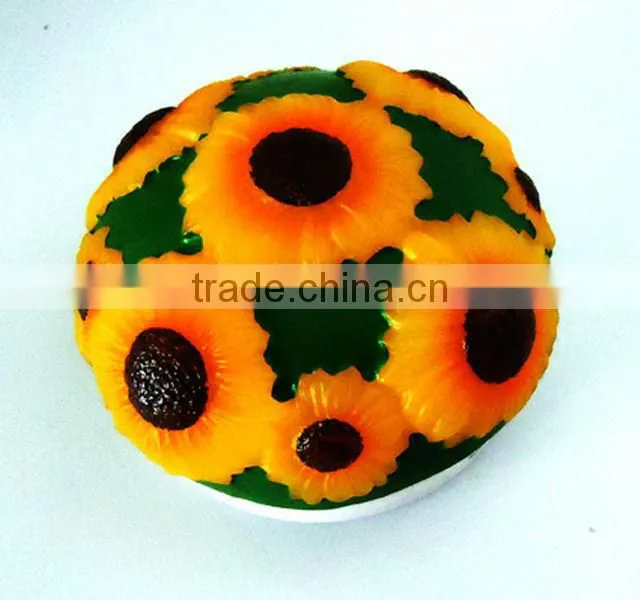 3" Sunflower night light with remote control