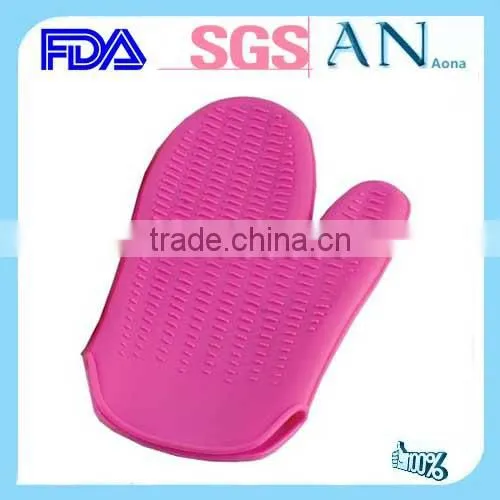 Most comfortable silicone massage glove for shower