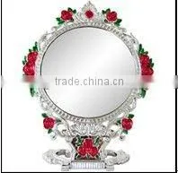 European-style Antique table comestic mirrors with two sides