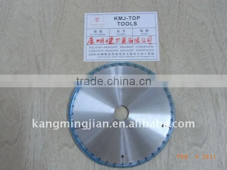 round saw blade for cutting groove