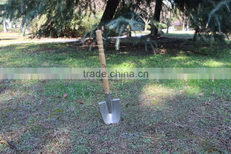wooden handle Heated stainless Steel Hand potato shovel