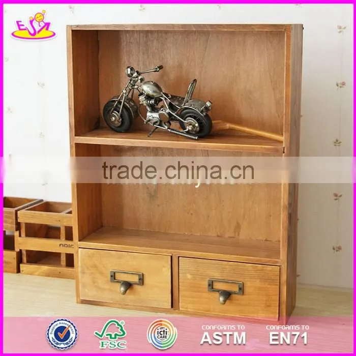 2017 New products high quality wooden desktop shelf for sale W08C173