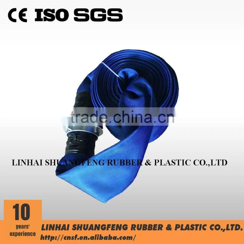 storz fighting fire hose 100mm made by blue color polyester