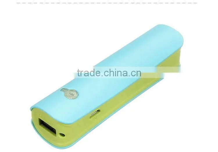 2600mAh Slim Mobile Power Bank Charger With LED Light for iphone