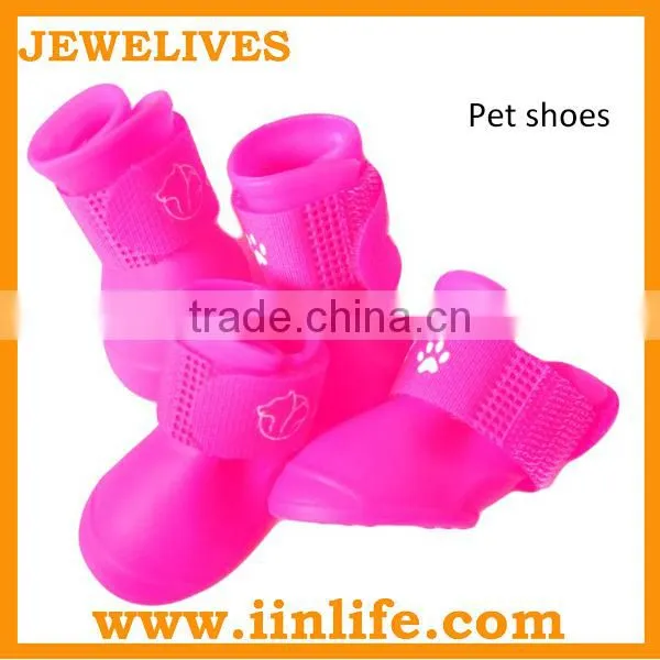Wholesale adorable waterproof dog shoes silicon