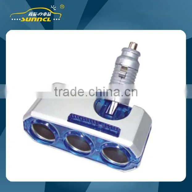 2015 Car Cigarette Lighter Socket Adapter with CE Certificate for iPhone 6 , Tablet