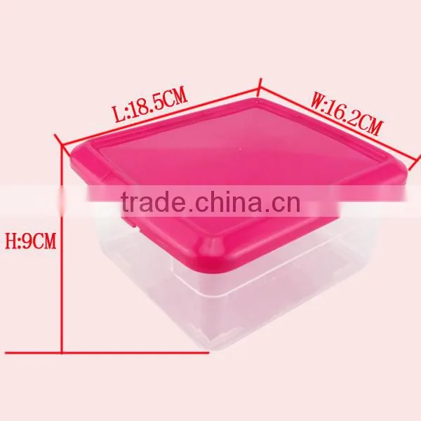 1.6L 3-compartment Microwave Safe food Storage Container With Lid