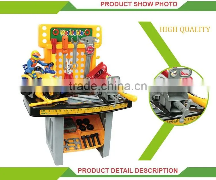 New product plastic big tool table toy children play equipment