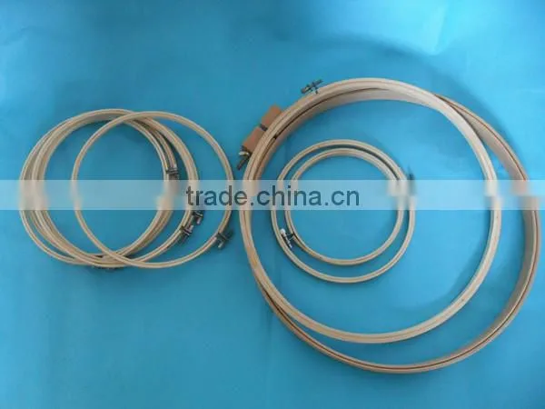 3''-12'' Bamboo Handicraft Cross Stitch Embroidery Hoop