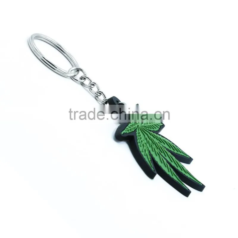 Custom high quality PVC rubber keychain soft PVC keychain wholesale