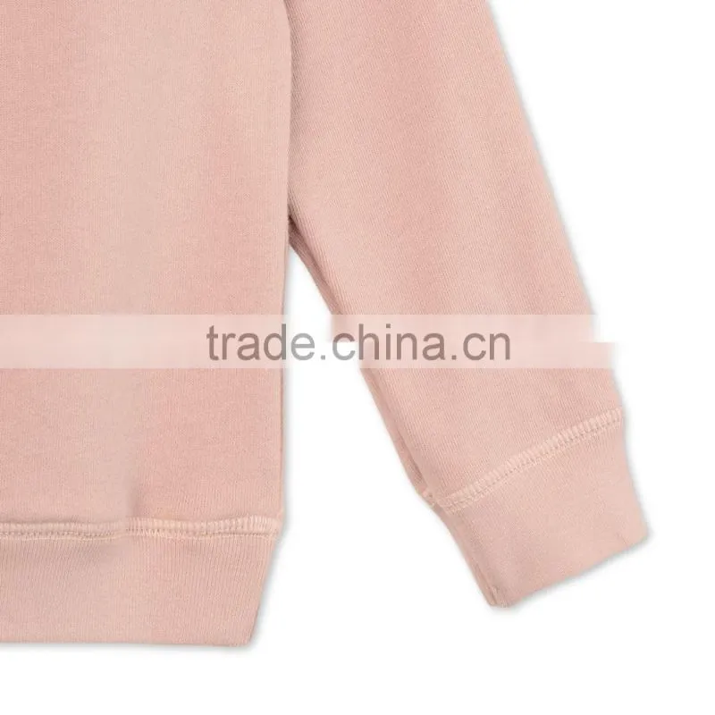 Soft Cotton Fleece Pink Printed Graphic Flowers Betty Hoodies Sweatshirts Sweater Designs for Kids Childern Wear HSs5142