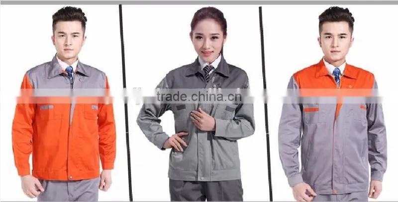 Customized manufactorying long-sleeve workwears mender mechanic workers uniform